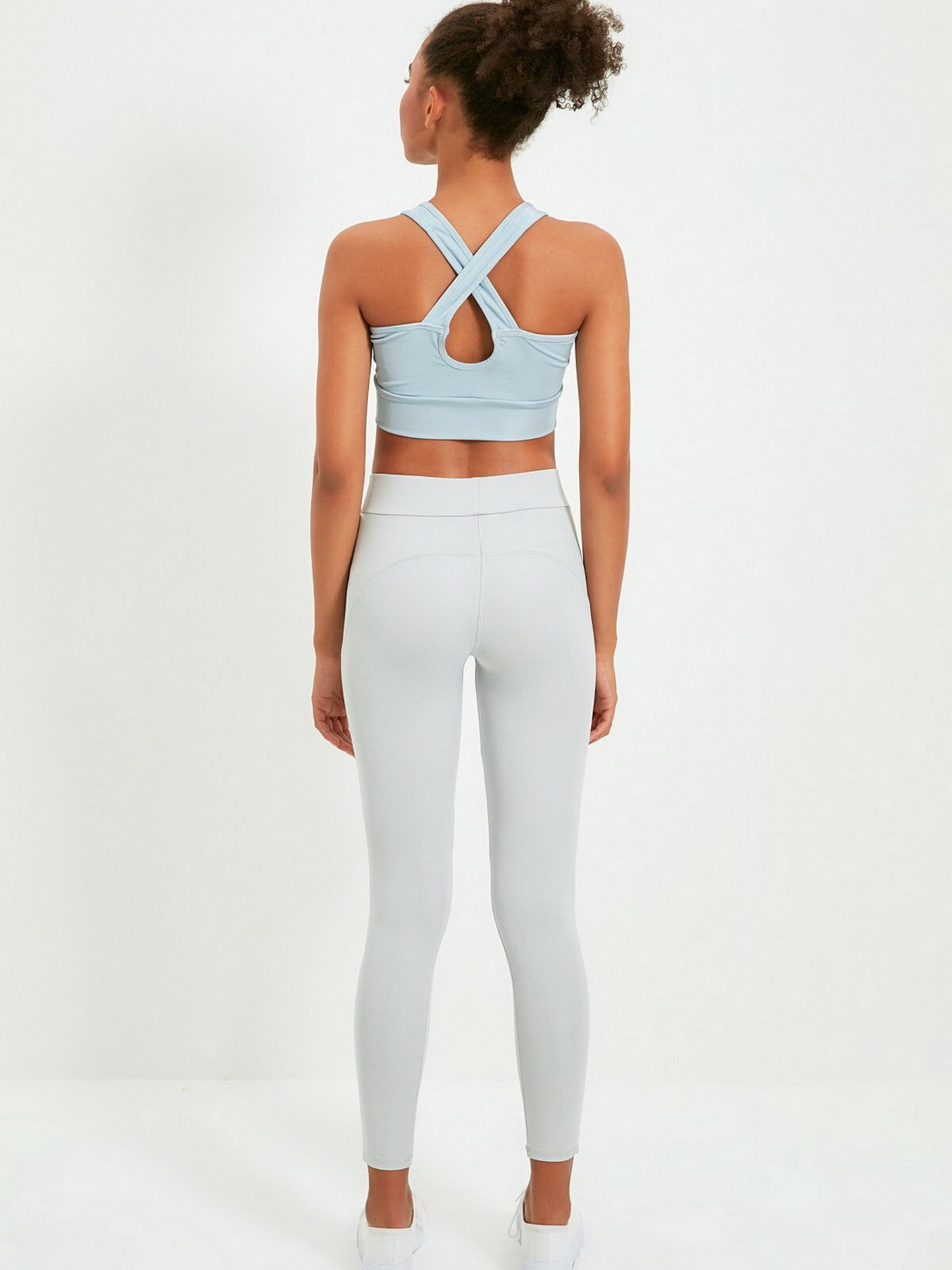 Леггинсы спортивные Trendyol модель TWOAW20TA0023/Gri Фото