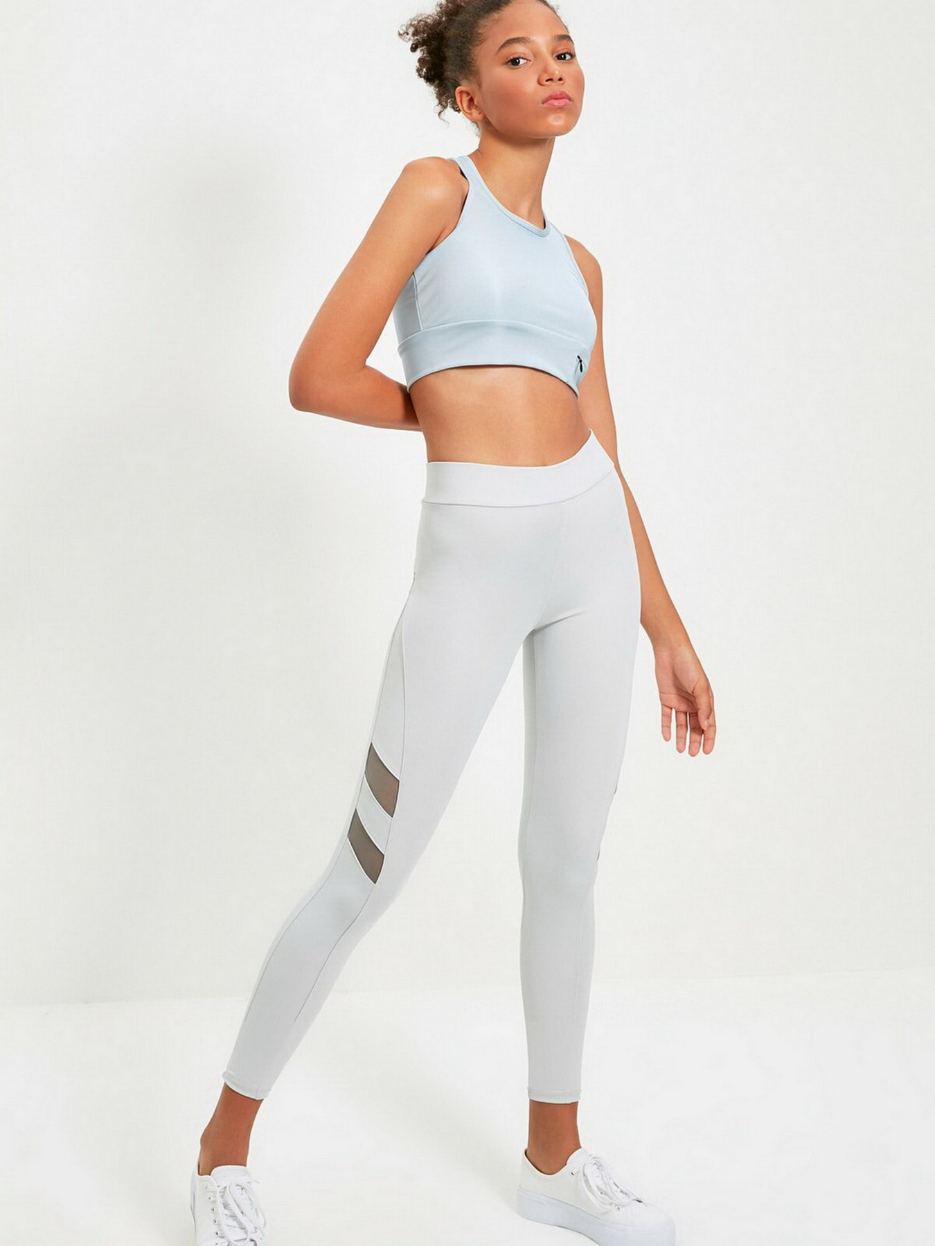 Леггинсы спортивные Trendyol модель TWOAW20TA0023/Gri Фото