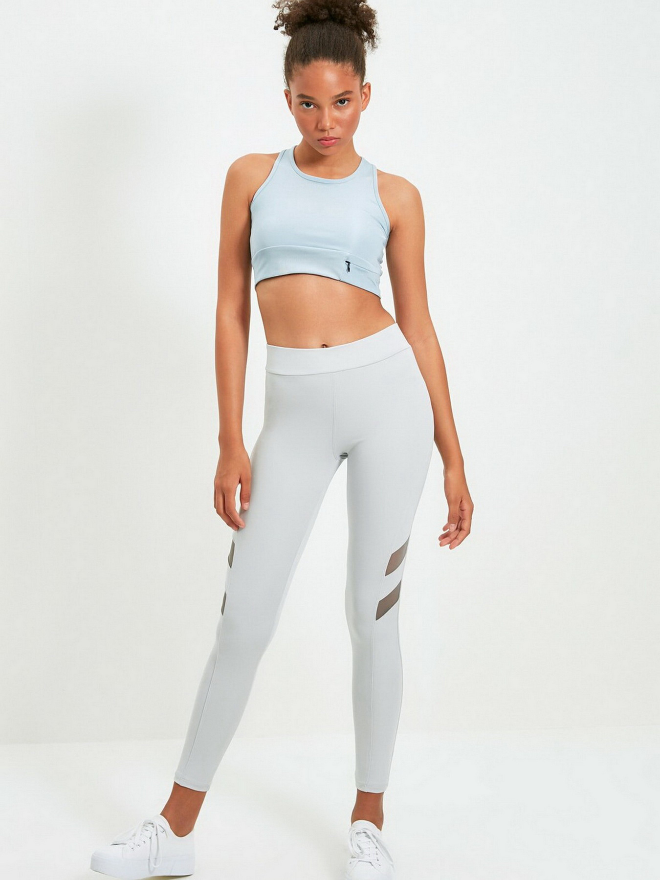 Леггинсы спортивные Trendyol модель TWOAW20TA0023/Gri Фото