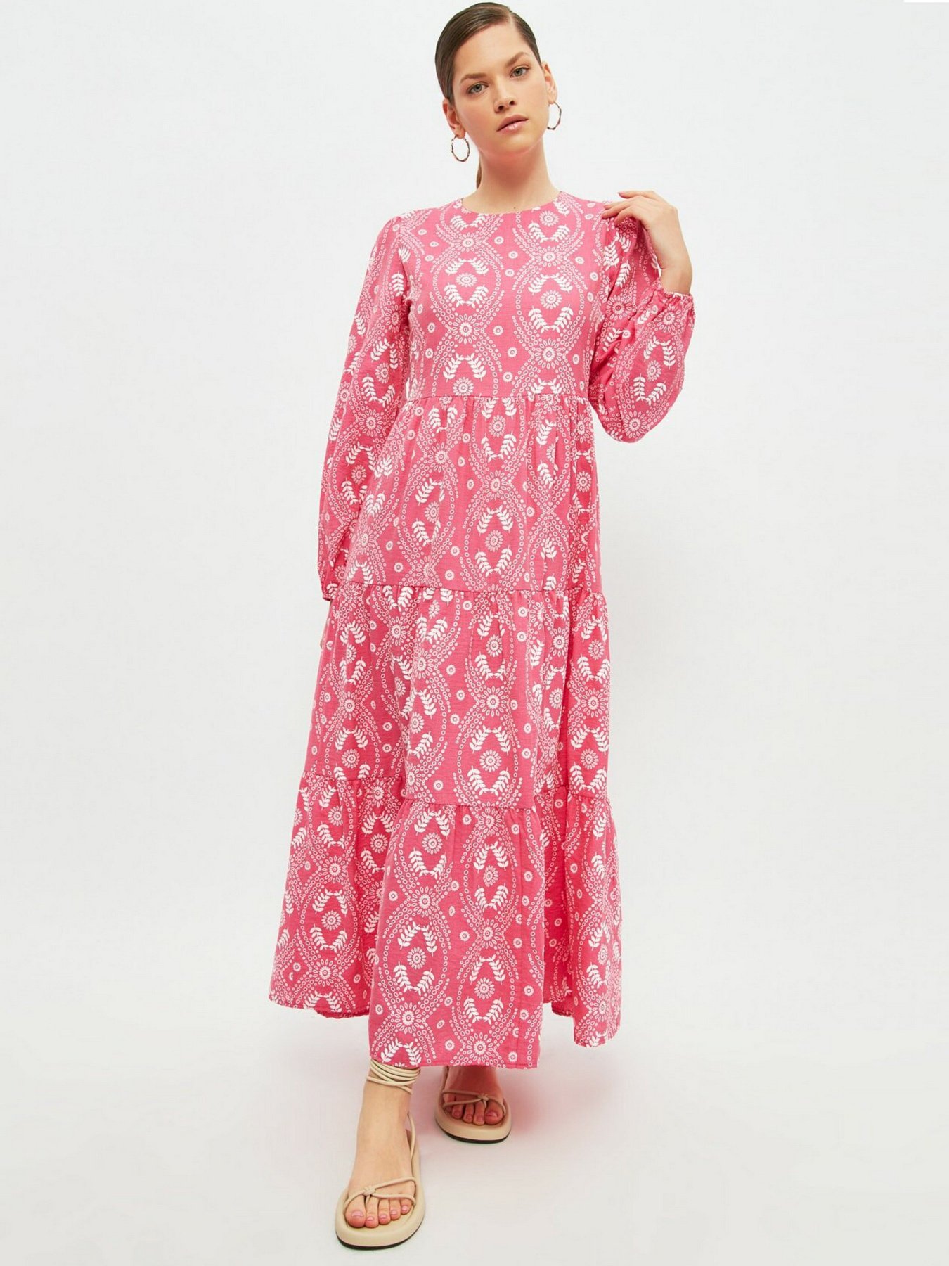 Платье макси Trendyol модель TCTSS21EL3661/Fusya Фото