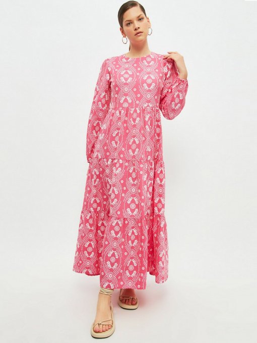 Сукня максі Trendyol модель TCTSS21EL3661/Fusya Фото