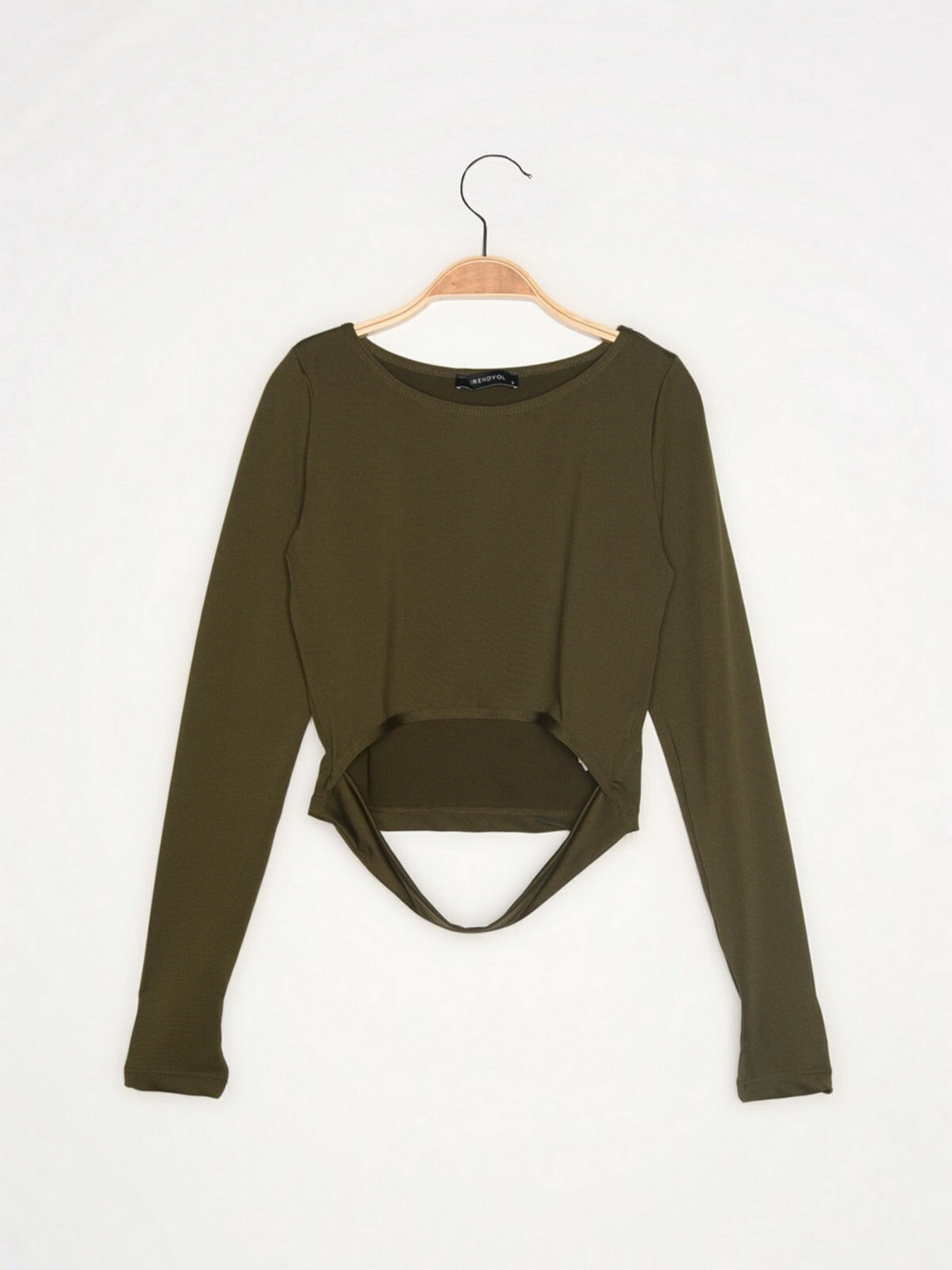 Топ Trendyol модель TWOAW21BZ0156/Haki Фото