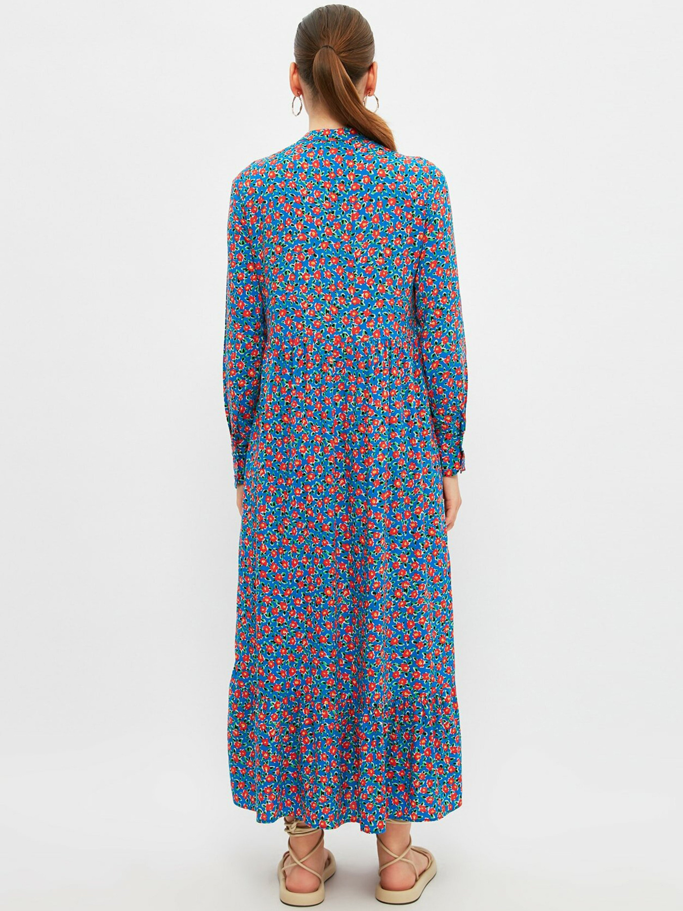 Сукня максі Trendyol модель TCTSS21EL4051/Mavi Сукня максі Trendyol модель TCTSS21EL4051/Mavi Фото