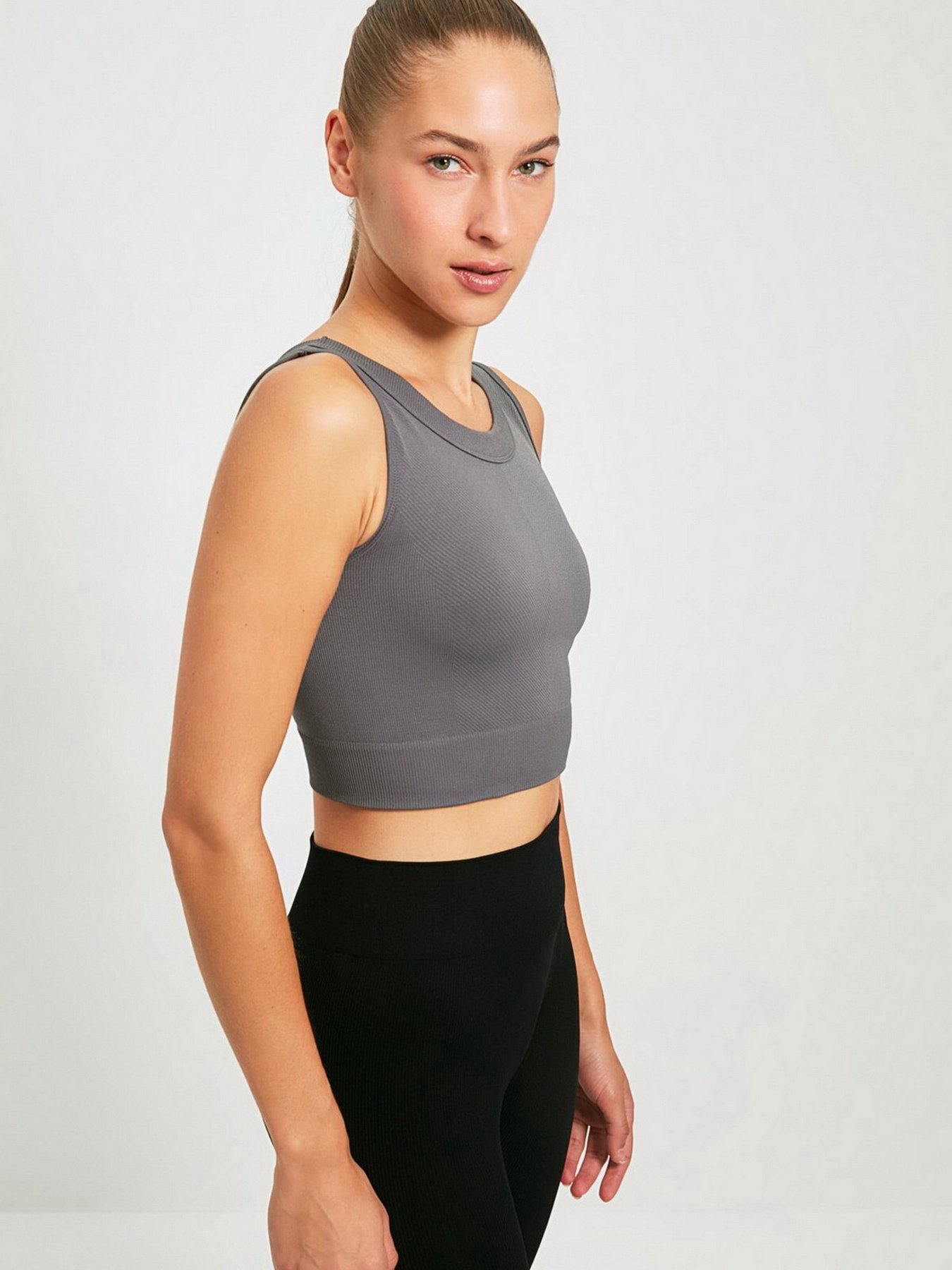 Топ Trendyol модель TWOAW22SS0011/Antrasit Фото