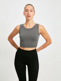 Топ Trendyol модель TWOAW22SS0011/Antrasit Фото