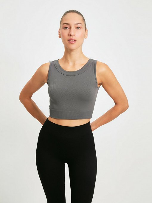 Топ Trendyol модель TWOAW22SS0011/Antrasit Фото