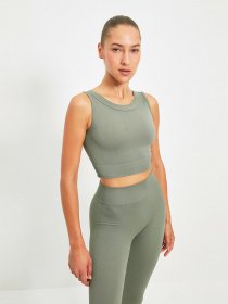 Топ Trendyol модель TWOAW22SS0011/Haki Фото