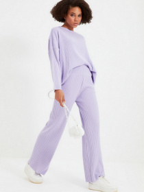 Повседневный костюм Trendyol модель TWOSS20AU0084/Lila Повседневный костюм Trendyol модель TWOSS20AU0084/Lila Фото