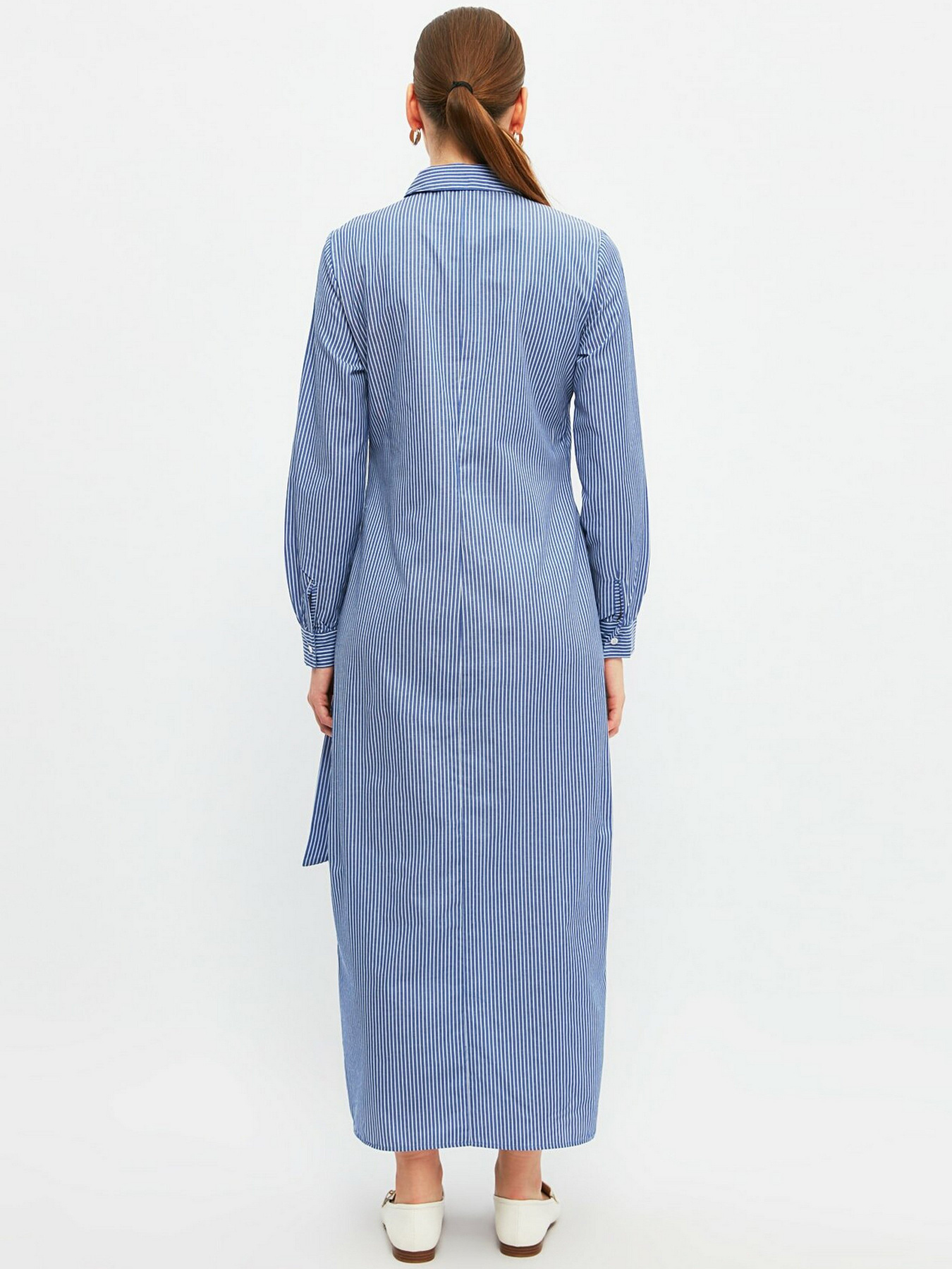 Платье макси Trendyol модель TCTSS21EL4278/Mavi Фото