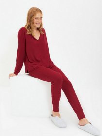 Піжама Trendyol модель THMAW21PT0062/Bordo Фото