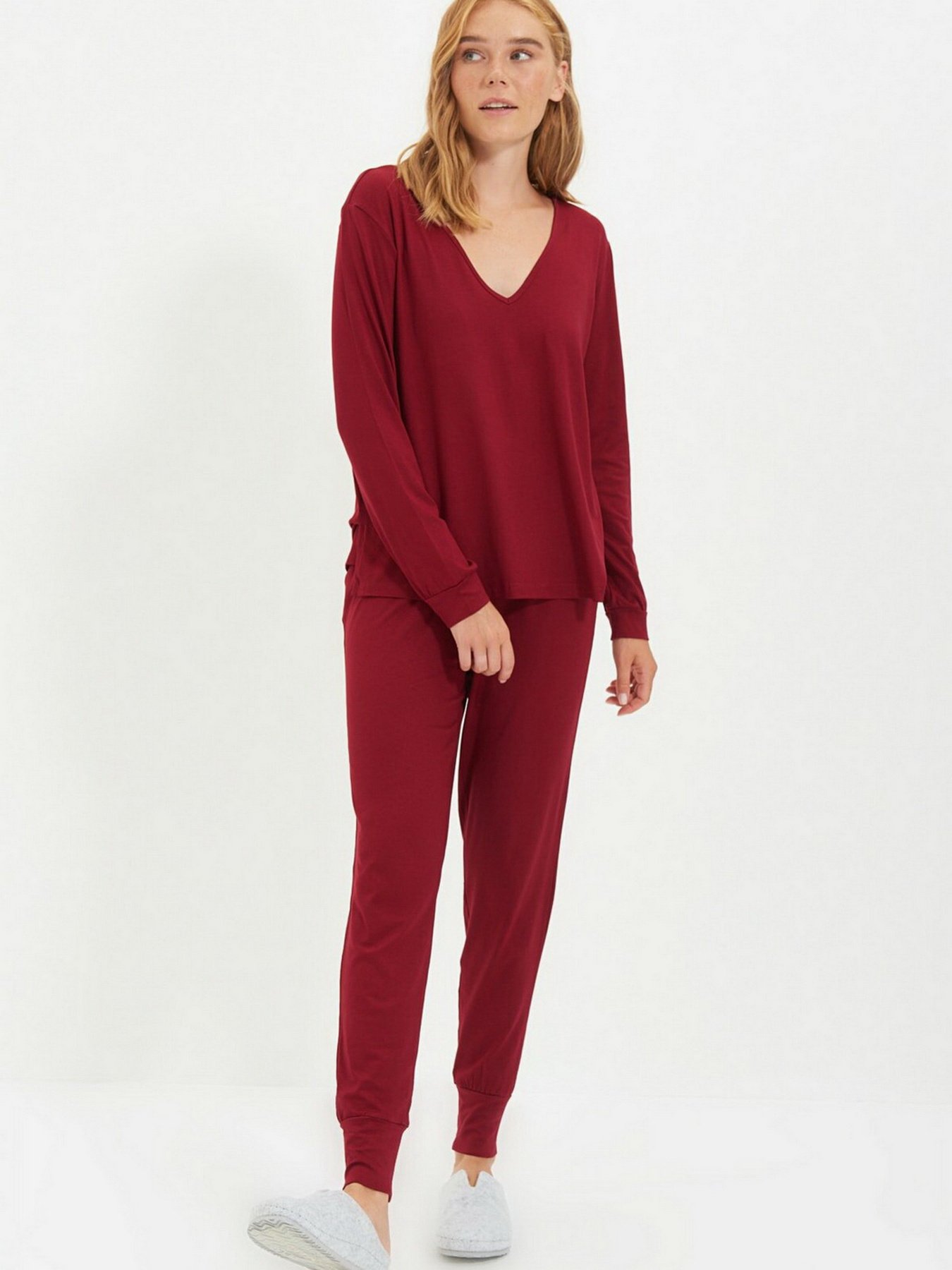 Пижама Trendyol модель THMAW21PT0062/Bordo Фото