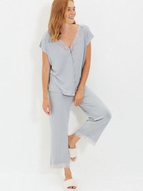 Пижама Trendyol модель THMAW22PT0026/Gri Фото