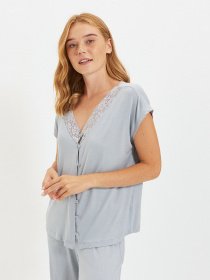 Пижама Trendyol модель THMAW22PT0026/Gri Фото