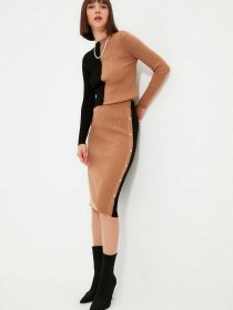 Повсякденний костюм Trendyol модель TWOAW22AU0079/Camel Фото