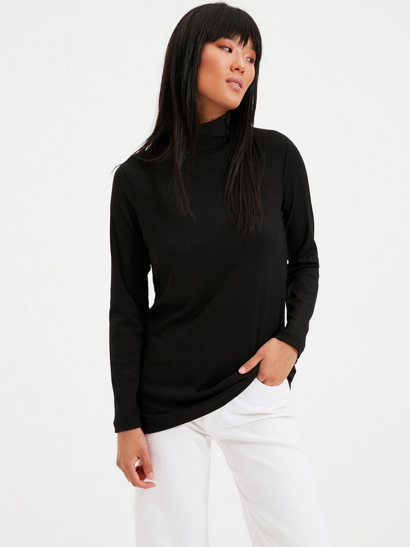 Водолазка Trendyol модель TCTAW22UK0023/Siyah Фото