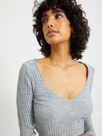 Сукня міні Trendyol модель TWOAW22EL0047/Gri Фото