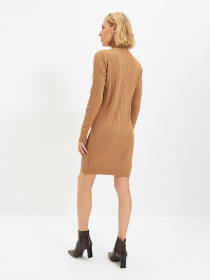 Платье мини Trendyol модель TWOAW22EL0358/Camel Фото