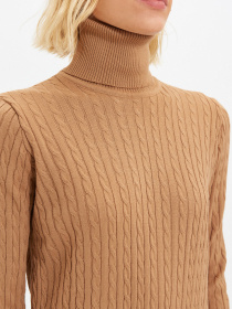 Платье мини Trendyol модель TWOAW22EL0358/Camel Фото