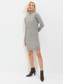 Платье мини Trendyol модель TWOAW22EL0358/Gri Фото