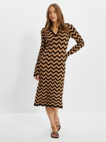 Сукня міді Trendyol модель TWOAW22EL0004/Camel Фото