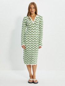 Сукня міді Trendyol модель TWOAW22EL0004/Ekru Фото