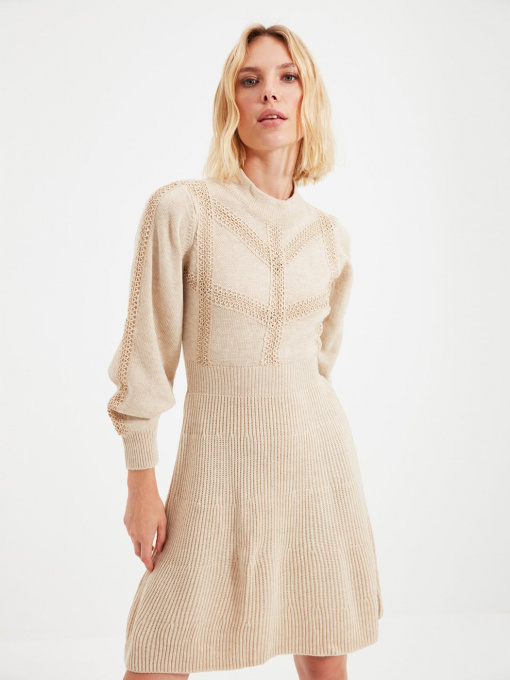 Платья Trendyol модель TWOAW22EL0011/Bej Фото