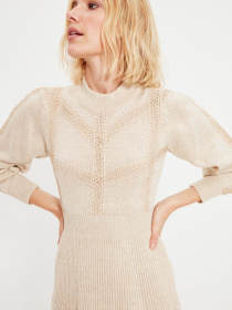 Платья Trendyol модель TWOAW22EL0011/Bej Фото