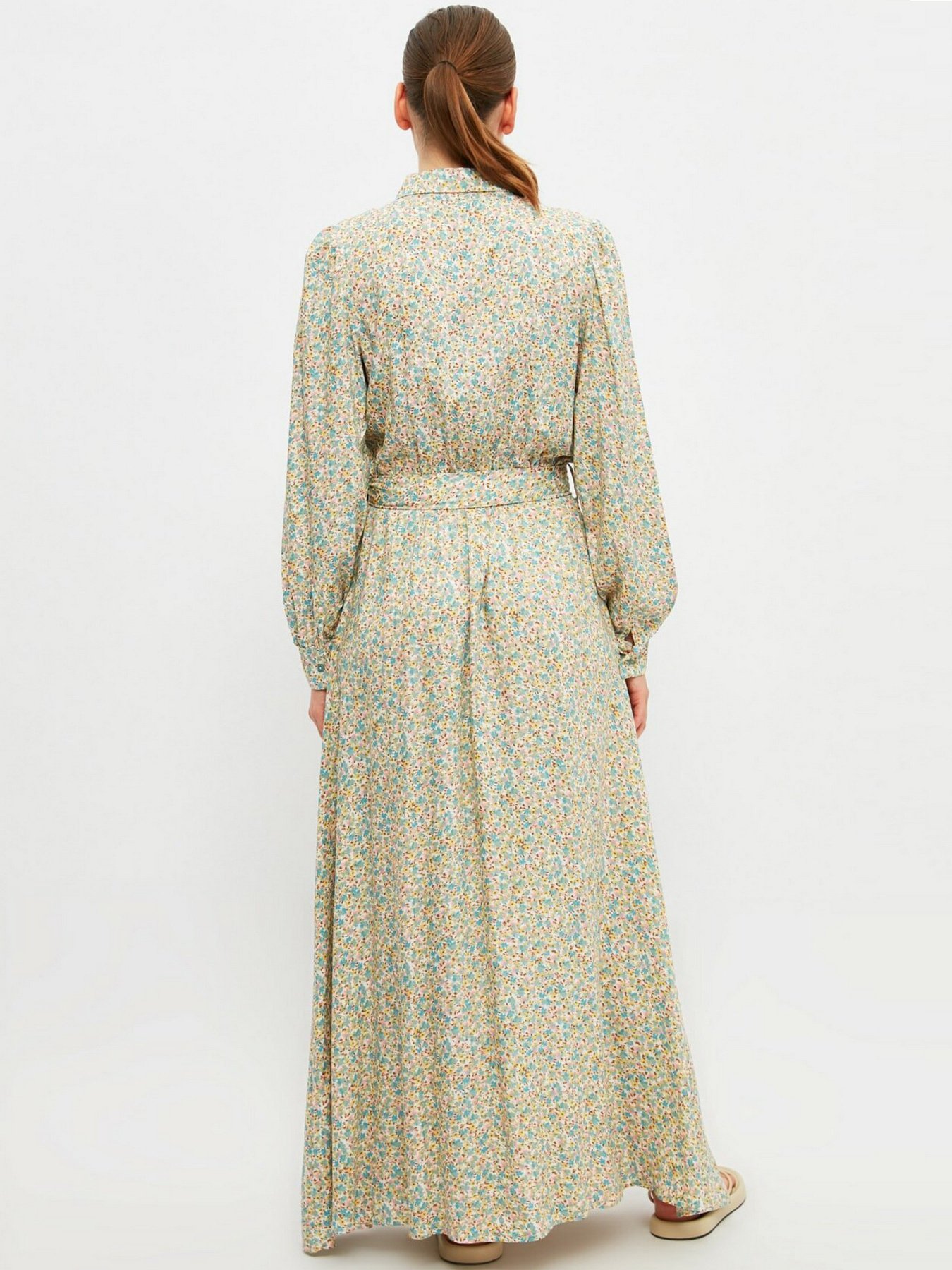 Платье макси Trendyol модель TCTSS21EL4304/Ekru Фото