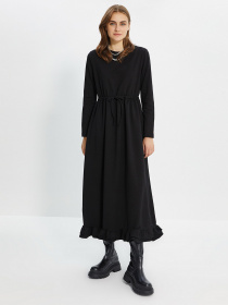 Платье макси Trendyol модель TCTAW22EB0024/Siyah Фото