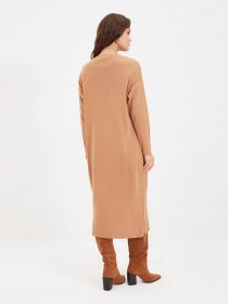 Сукня міді Trendyol модель TCTAW22EL0038/Camel Фото