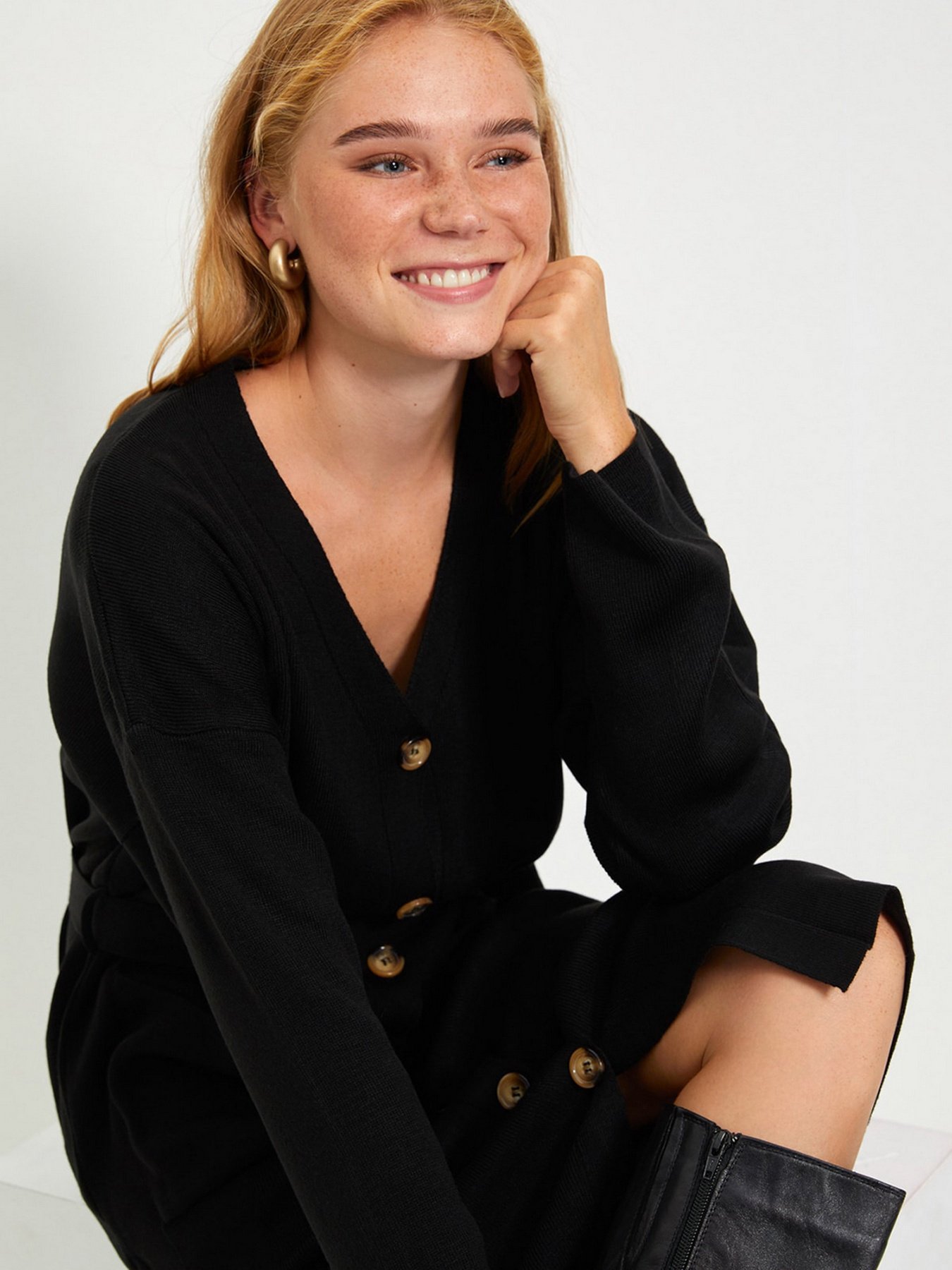 Сукня міді Trendyol модель TWOAW22EL0034/Siyah Фото