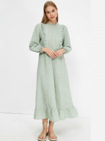 Платье макси Trendyol модель TCTSS21EB0028/Yesil Фото