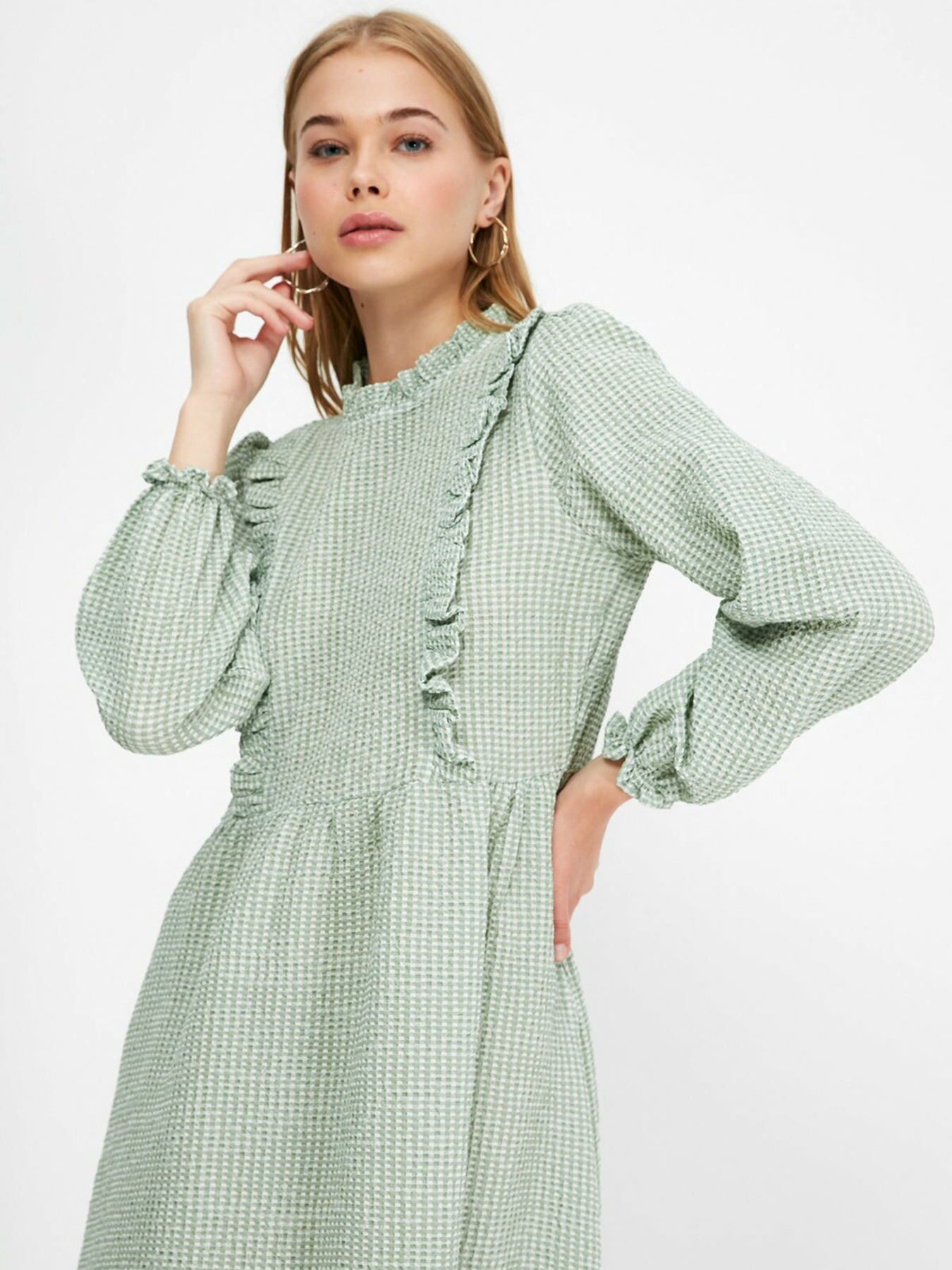 Сукня максі Trendyol модель TCTSS21EB0028/Yesil Фото