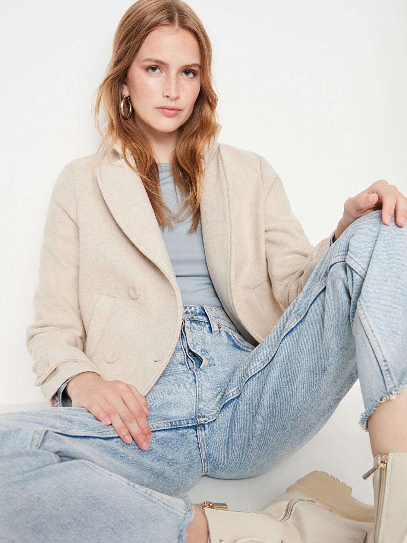 Пальто Trendyol модель TWOAW21KB0013/Tas Фото