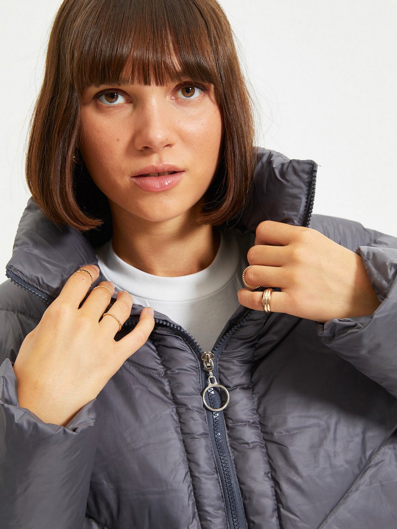 Демісезонна куртка Trendyol модель TWOAW22MO0079/Antrasit Фото