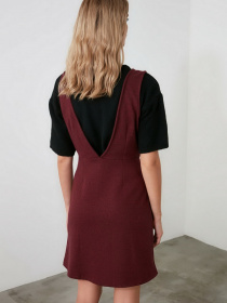 Платье мини Trendyol модель TWOAW20EL2099/Bordo Фото