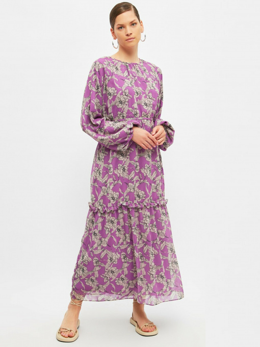 Платье макси Trendyol модель TCTSS21EL3834/Lila Фото