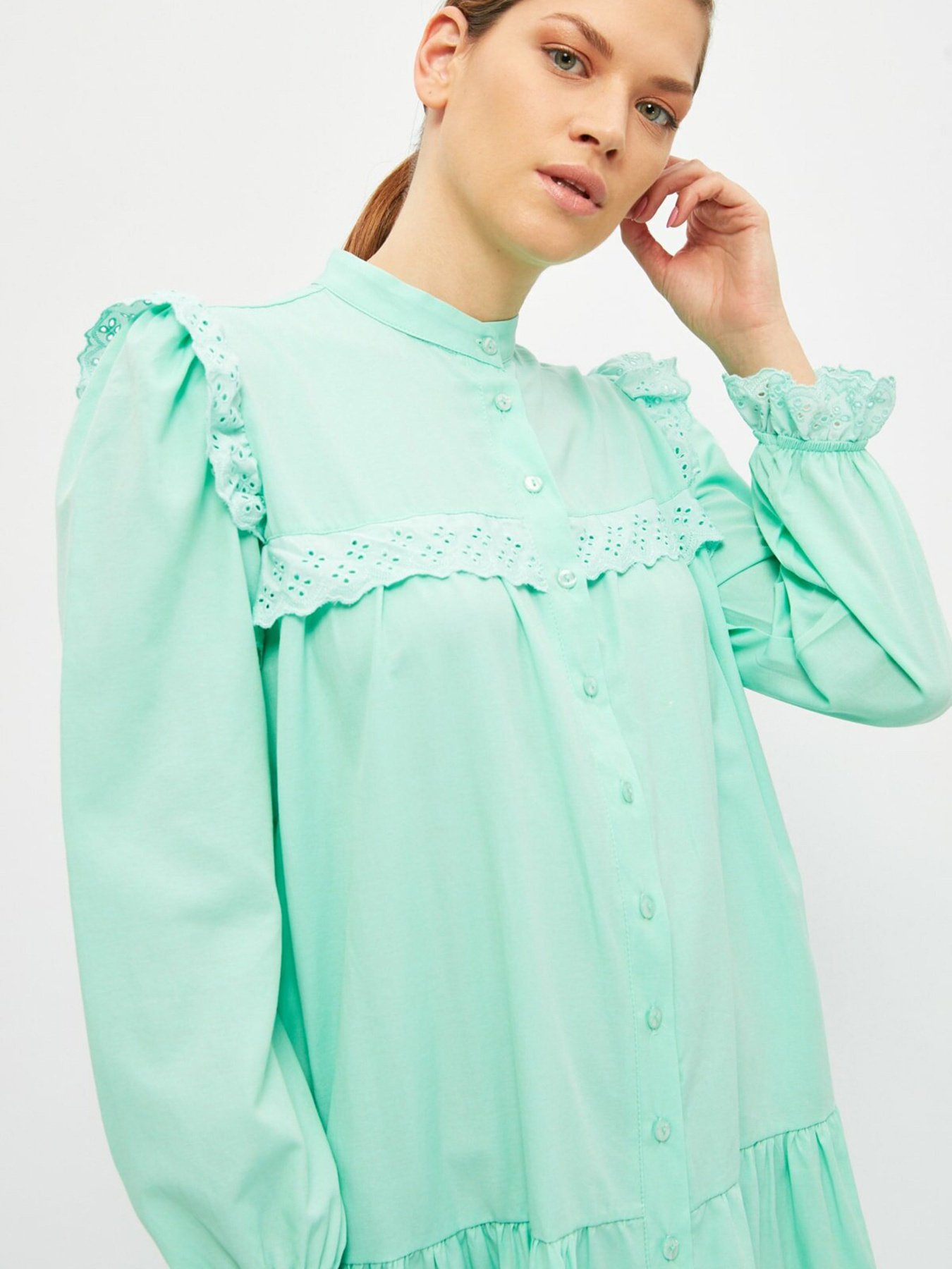 Сукня максі Trendyol модель TCTSS21EB0002/Mint Фото