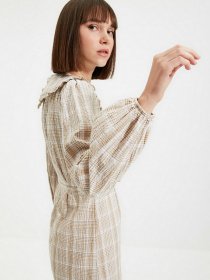 Сукня міні Trendyol модель TWOAW22EL0376/Camel Фото