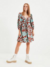 Сукня міні Trendyol модель TWOAW22EL0444/Cok Renkli Фото