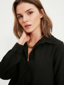 Платье мини Trendyol модель TWOAW22EL0915/Siyah Фото