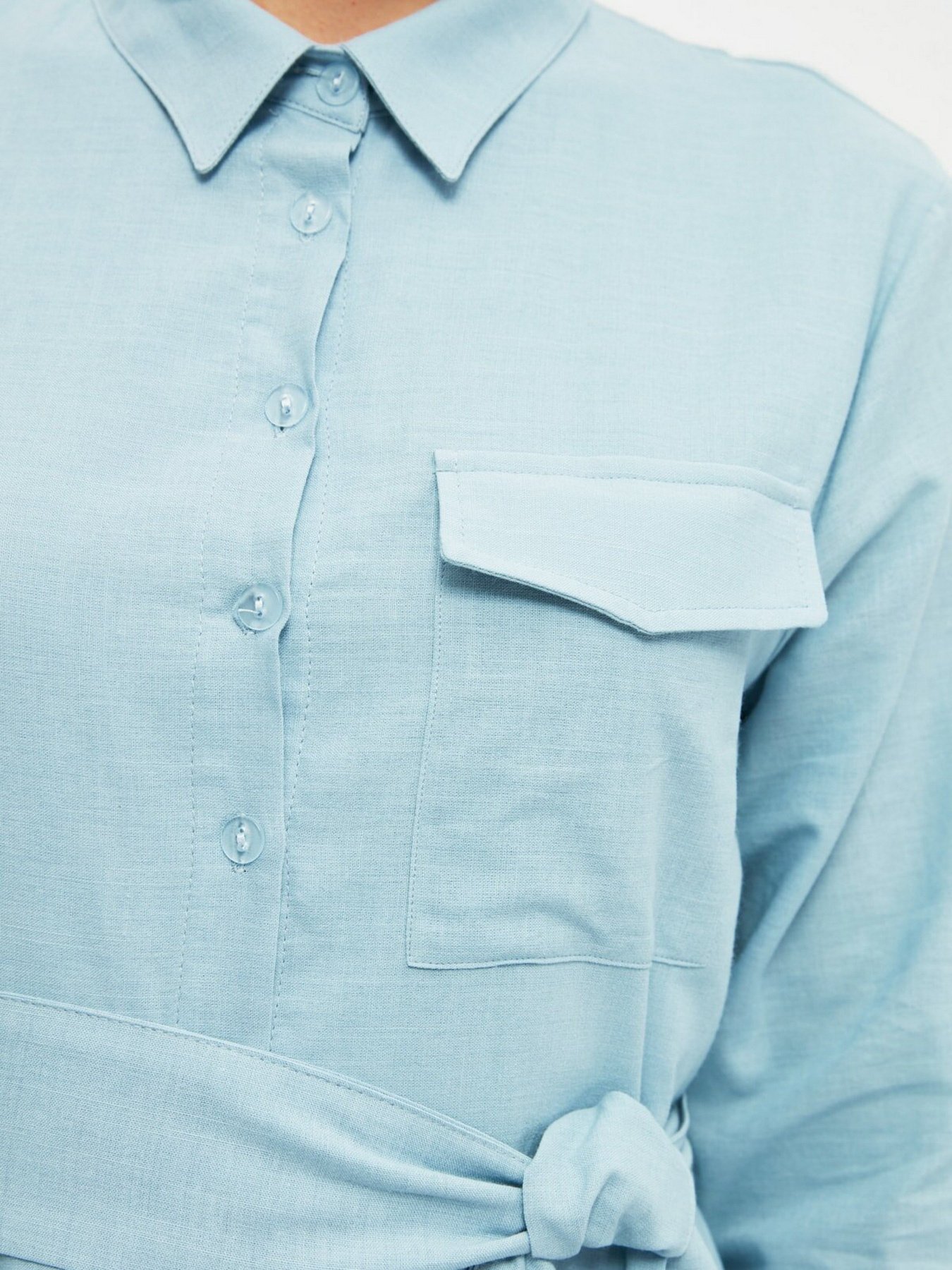 Платье макси Trendyol модель TCTSS21EL4100/Mavi Фото