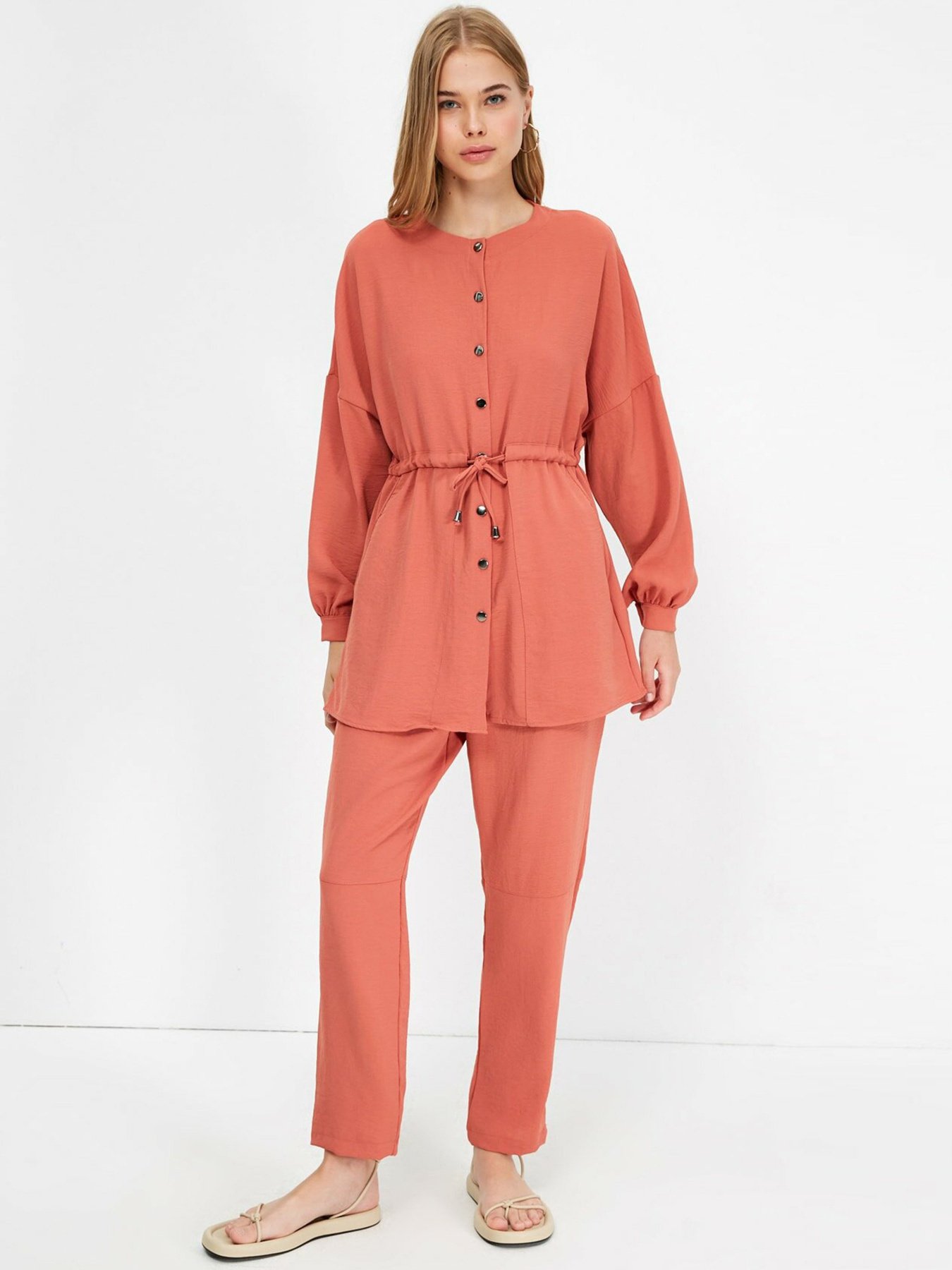 Костюм Trendyol модель TCTSS21AU0237/Gul Kurusu Фото