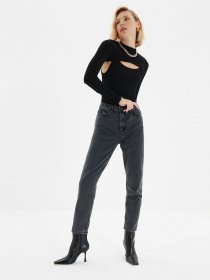 Джинсы мом Trendyol Mom модель TWOSS20JE0164/Antrasit Фото