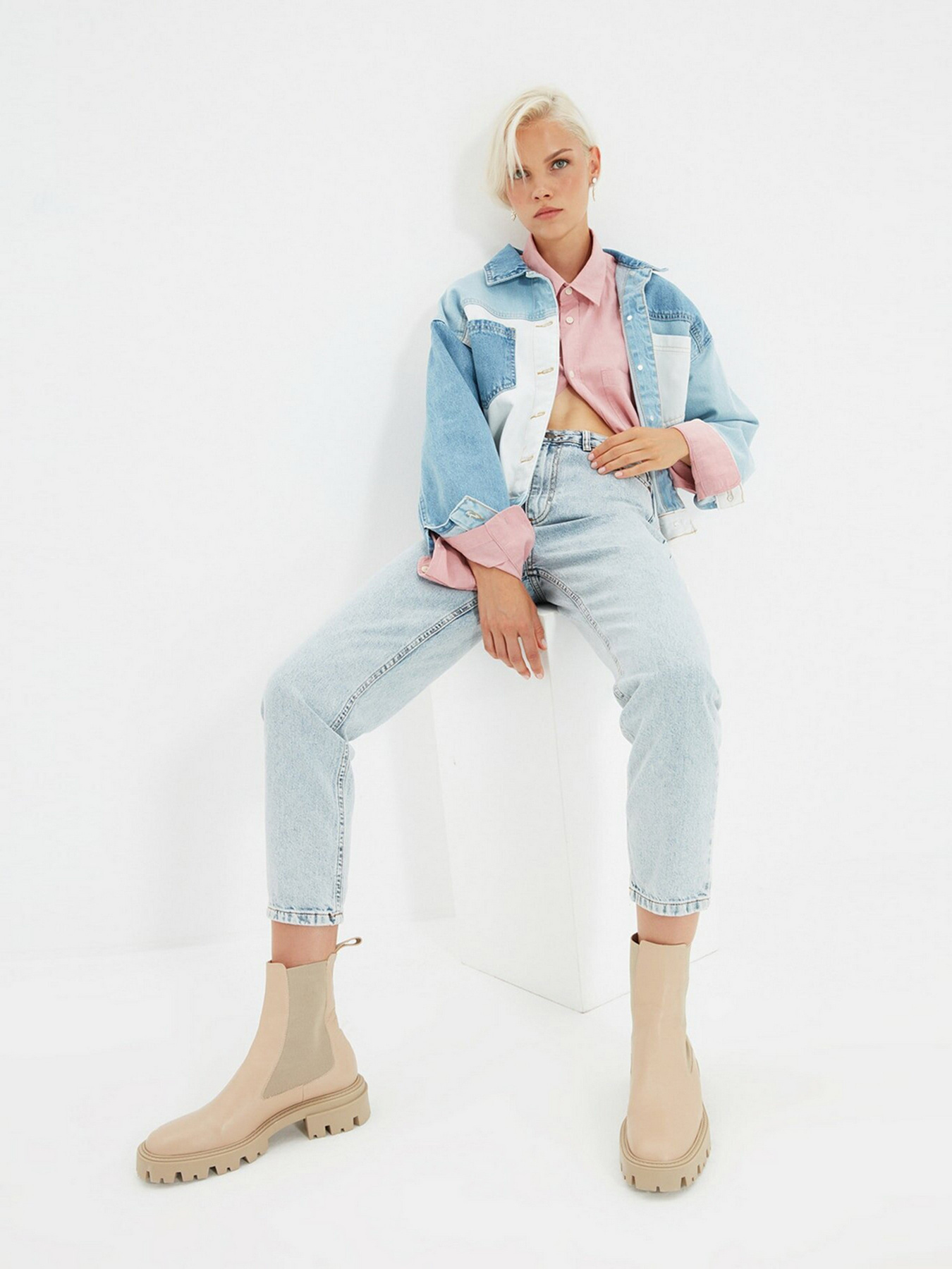 Джинсы мом Trendyol Mom модель TWOSS20JE0164/Mavi Фото