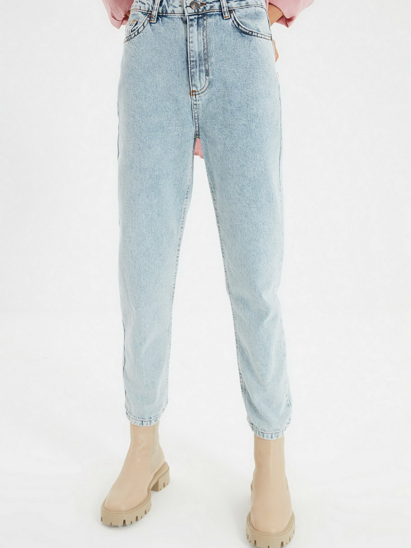 Джинси мом Trendyol Mom модель TWOSS20JE0164/Mavi Фото