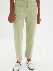 Джинси мом Trendyol Mom модель TWOSS20JE0386/Haki Фото