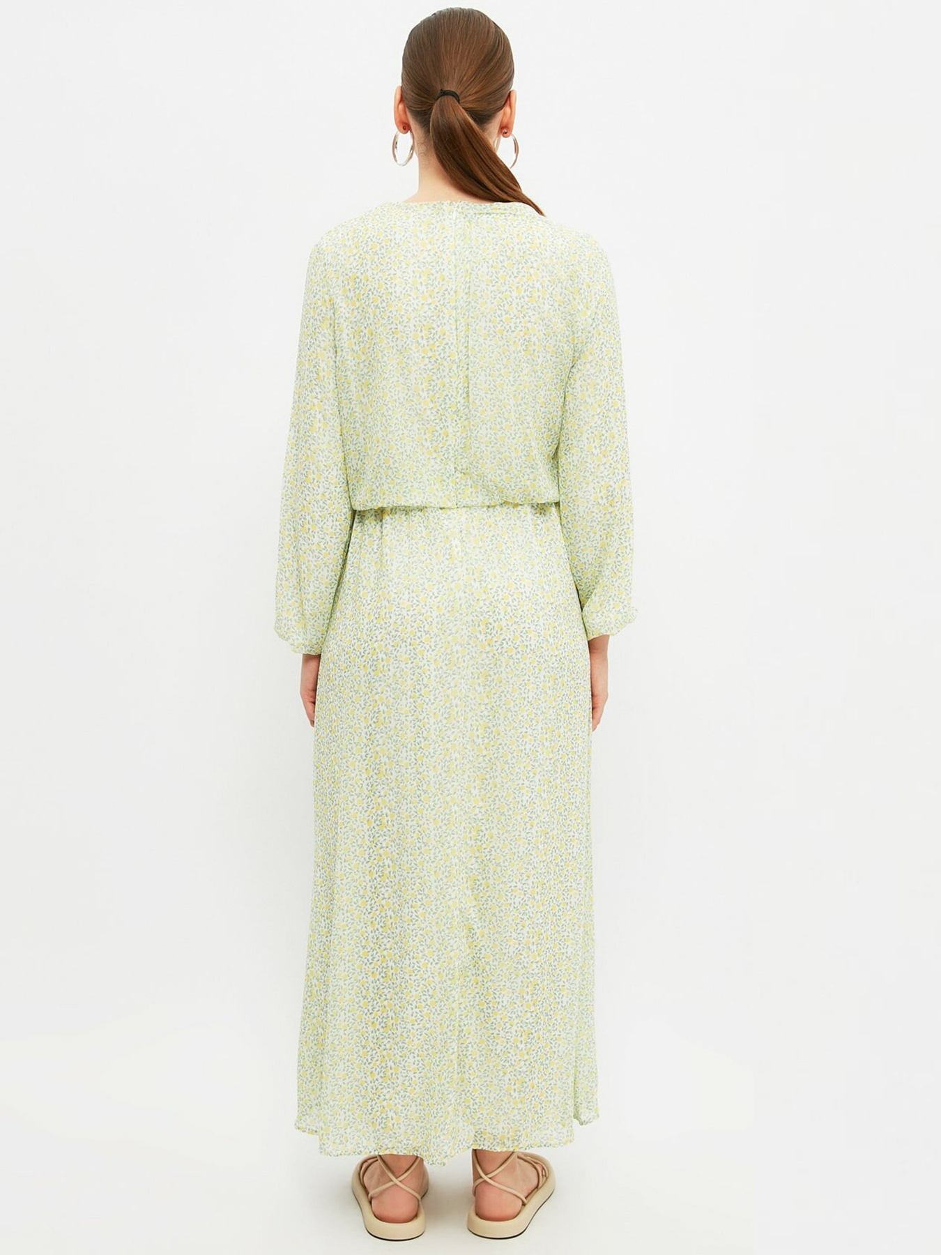 Сукня максі Trendyol модель TCTSS21EL4297/Sarı Фото