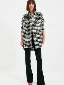 Рубашка Trendyol модель TWOSS20MO0058/Siyah Фото