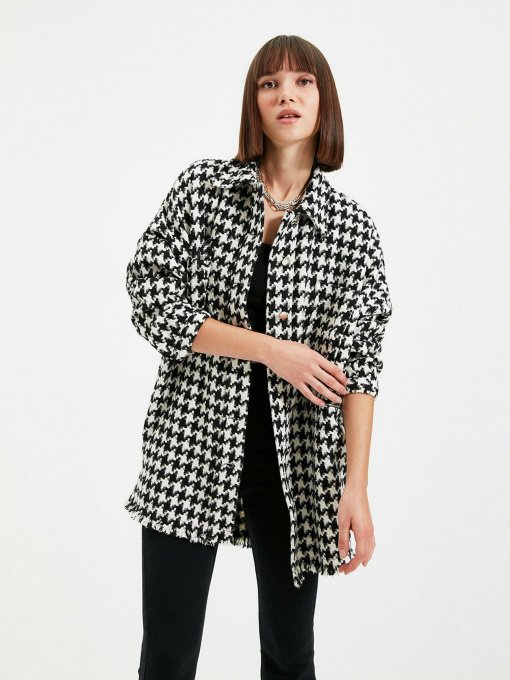 Сорочка повсякденна Trendyol модель TWOSS20MO0058/Siyah Фото